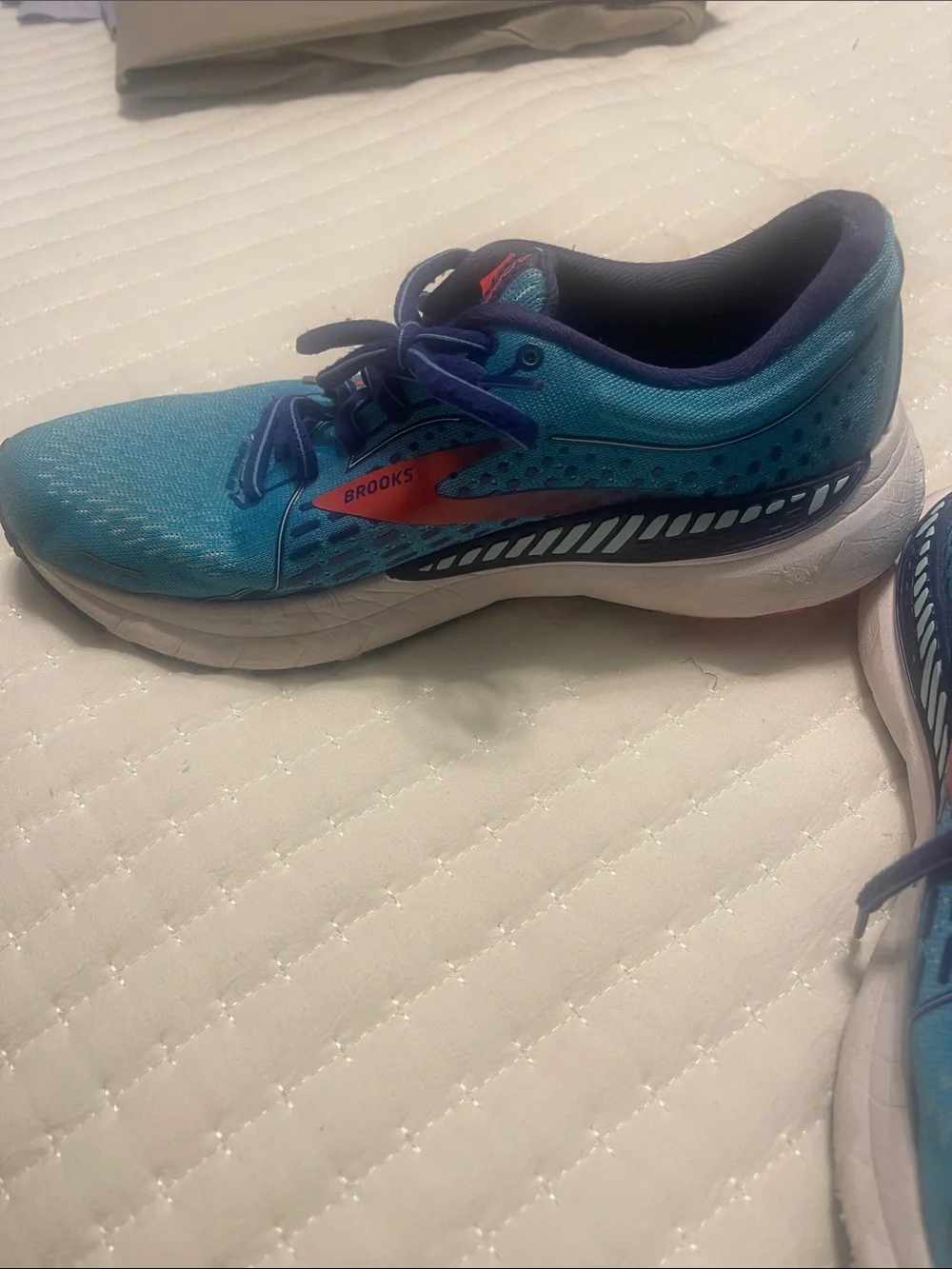 Brooks Teal and Coral Women's Running Shoes